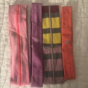 Lululemon Athletica Pink, Orange and Purple Hair Accessories🌿